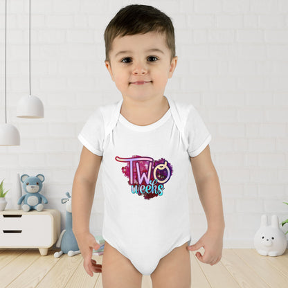 Stardust Baby Milestone Bodysuit-Two Weeks
