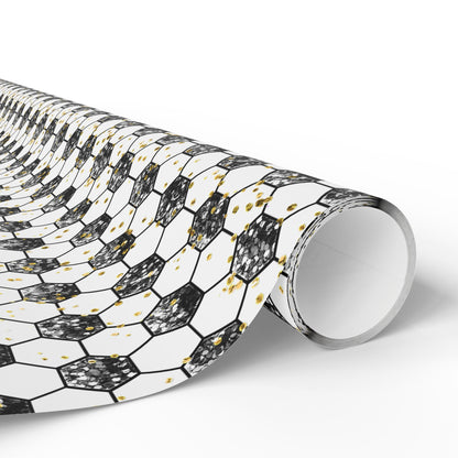 Soccer Gold Rush Wrapping Paper