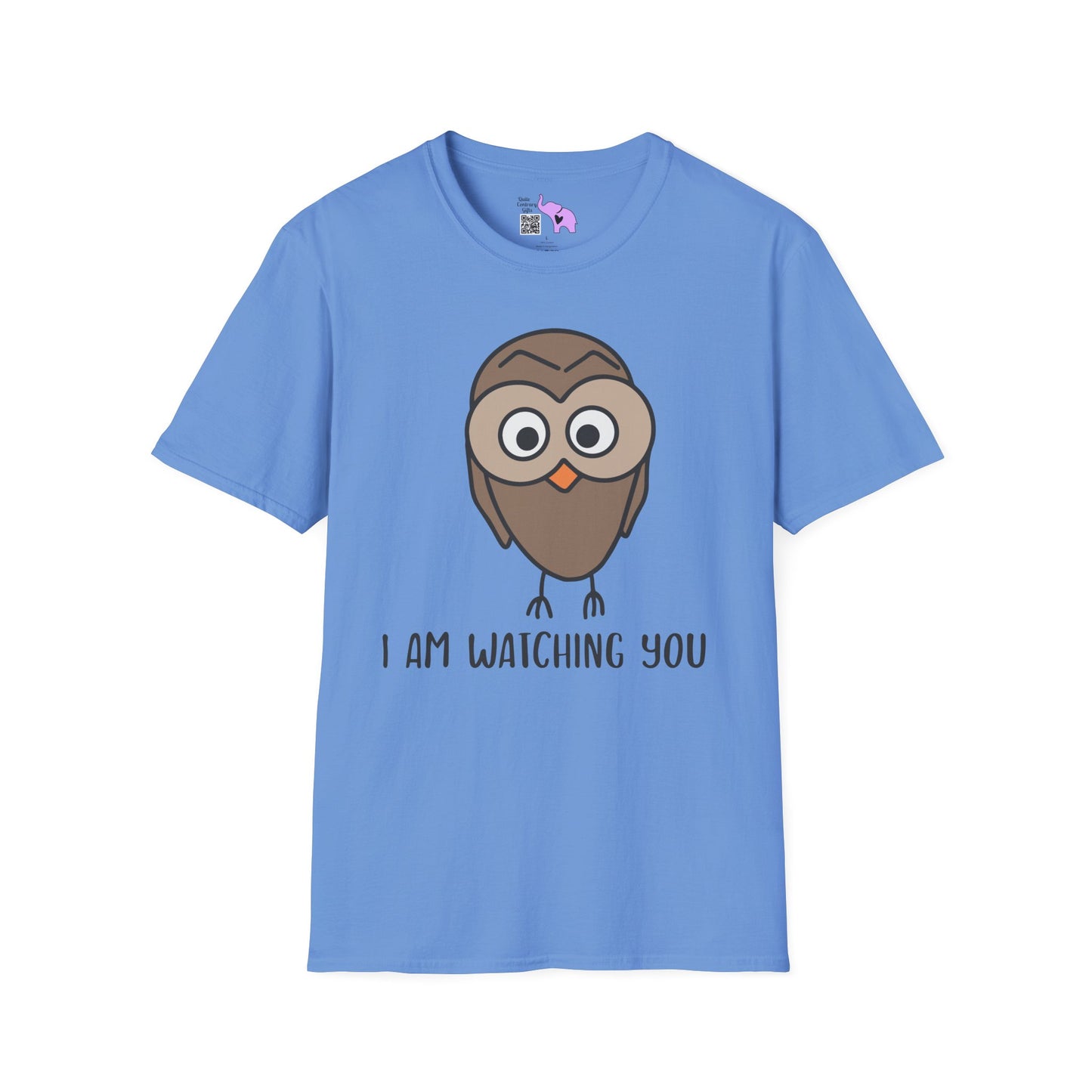 I Am Watching You (Owl) Adult T-shirt