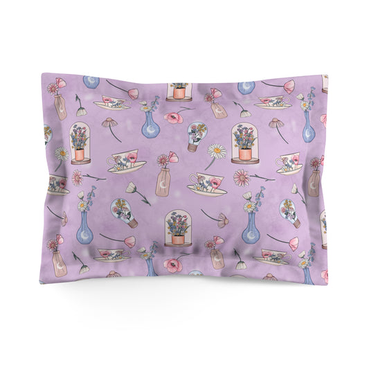 Lilac Meadow Keepsakes Microfiber Pillow Sham