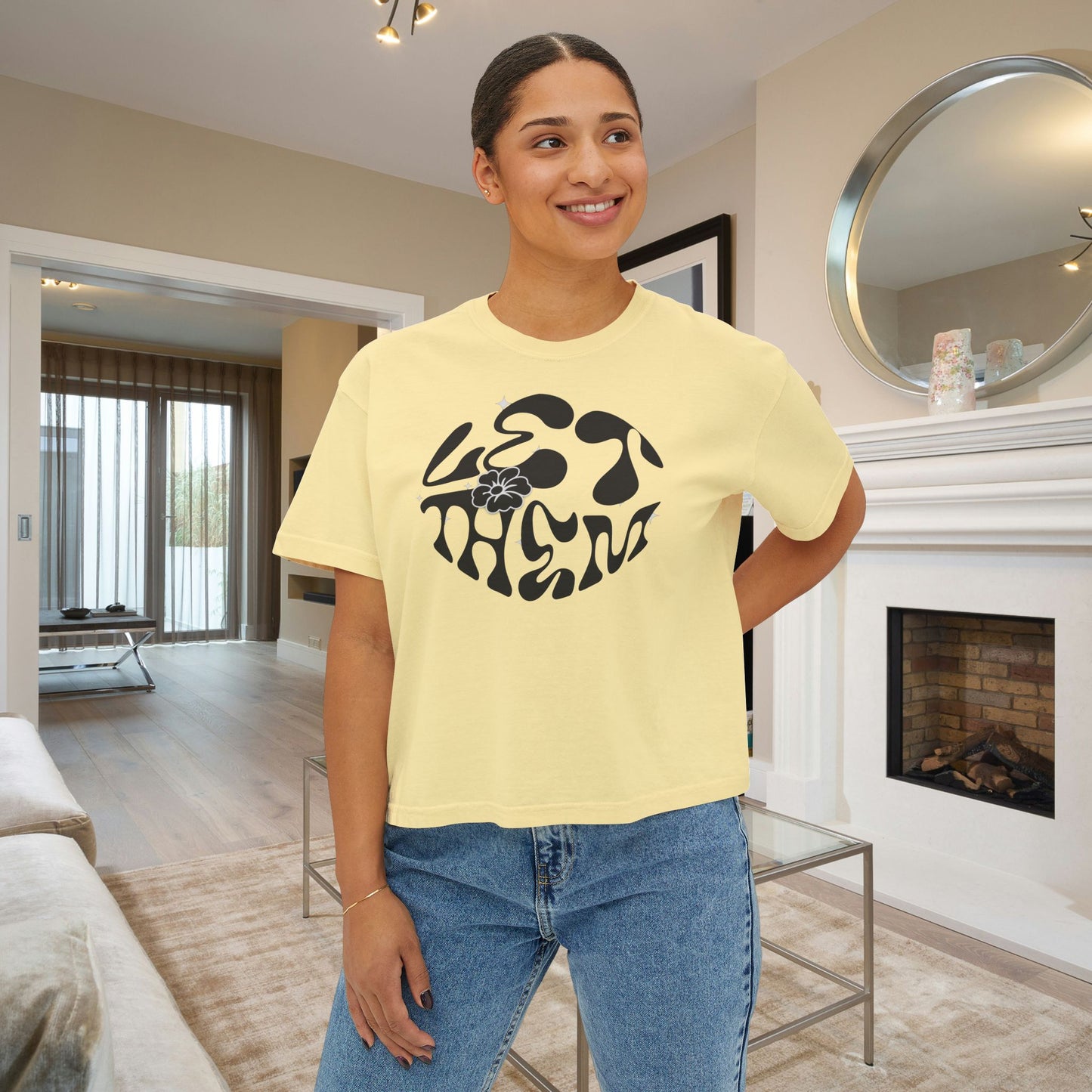 Let Them Women's Boxy Tee
