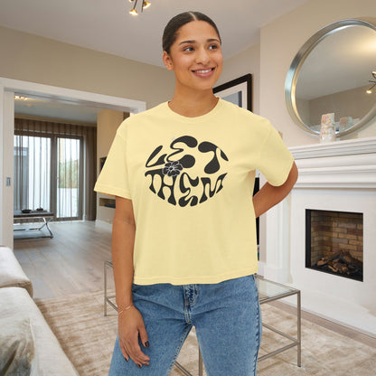 Let Them Women's Boxy Tee