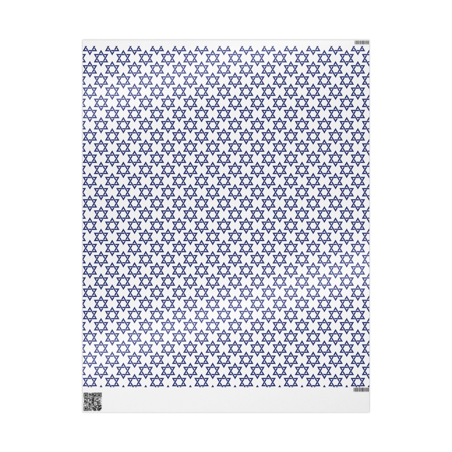 Star of David Hanukkah Wrapping Paper