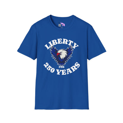 Liberty for 250 Years (Eagle) Adult T-shirt