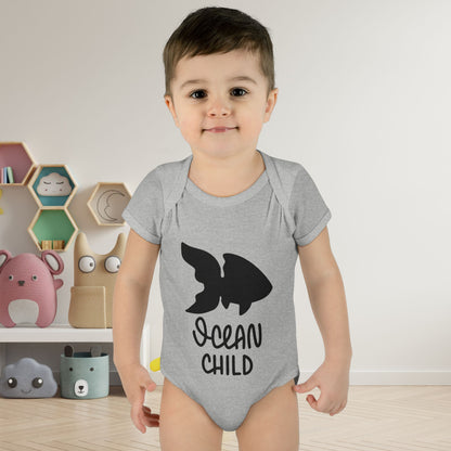 Ocean Child Infant Baby Rib Bodysuit