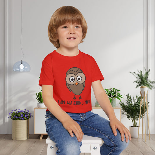 I Am Watching You (Owl) Heavy Cotton™ Toddler T-shirt