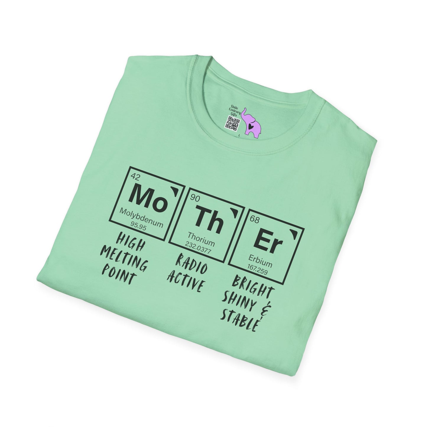Mother Periodic Table Elements Adult T-shirt
