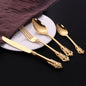 Gold Flatware Set