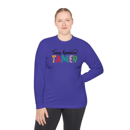 Tiny Human Tamer (Teacher) Adult Long Sleeve Tee