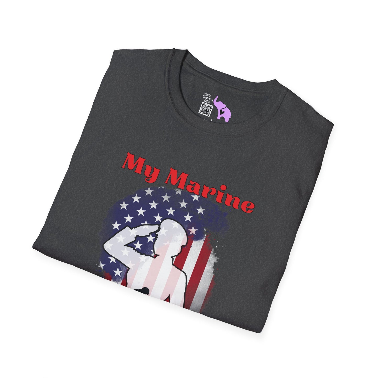 My Marine My Daughter (Dad) Adult T-shirt