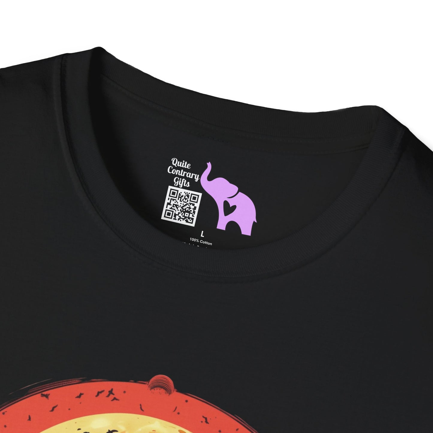 Creepy Bats Over Moon 2 Adult T-shirt