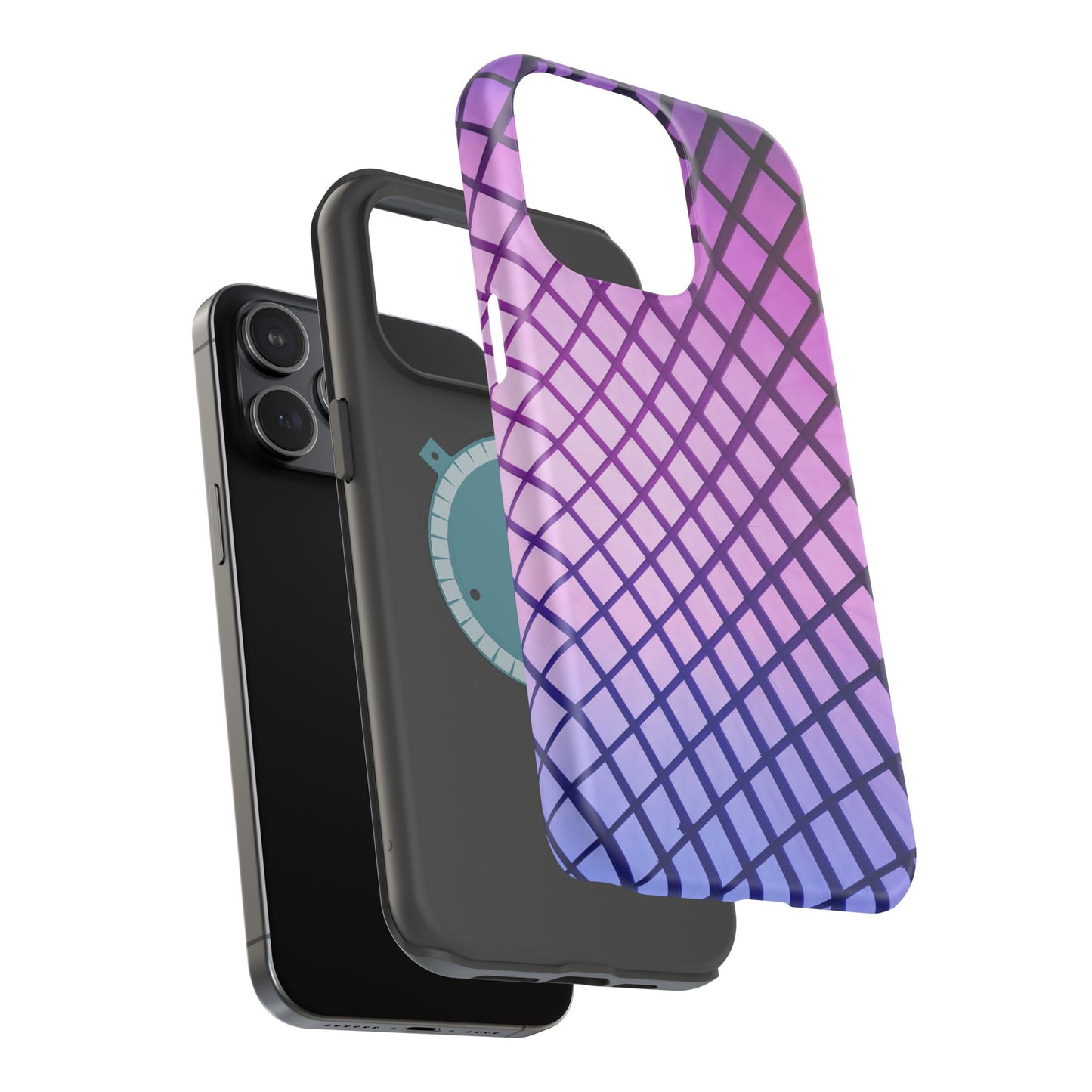 Midnight Mist Mosaic MagSafe® Compatible Tough Case for iPhone