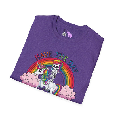 Have The Day You Deserve (Rainbow) Adult T-shirt
