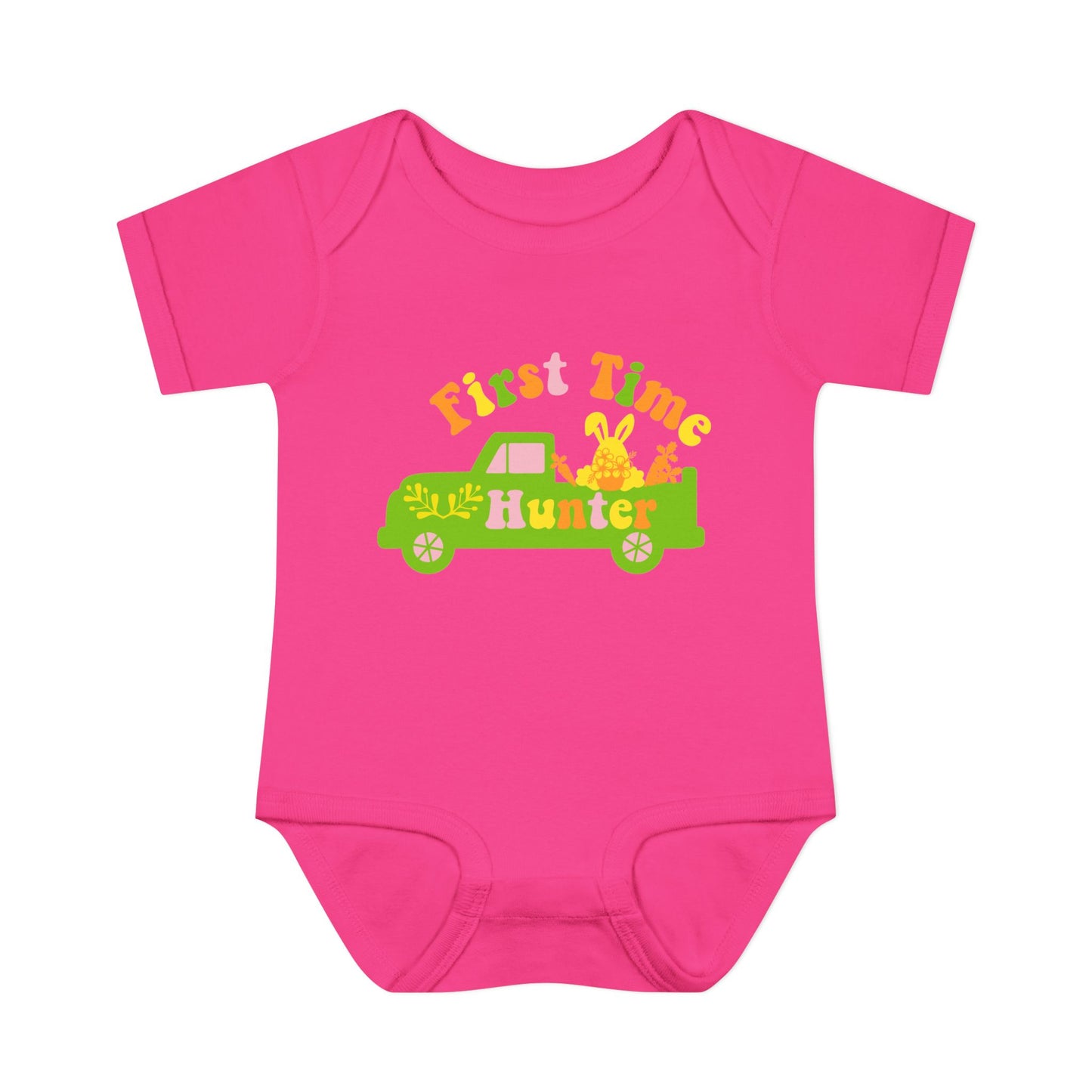 First Time Hunter (Easter) Infant Baby Rib Bodysuit