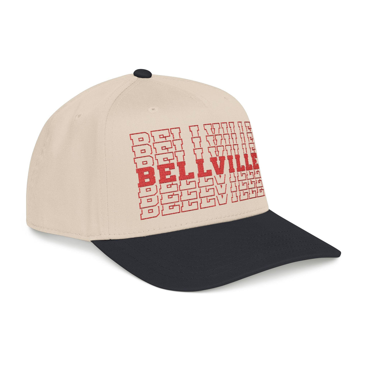 Bellville Stacked Mid Profile Baseball Cap
