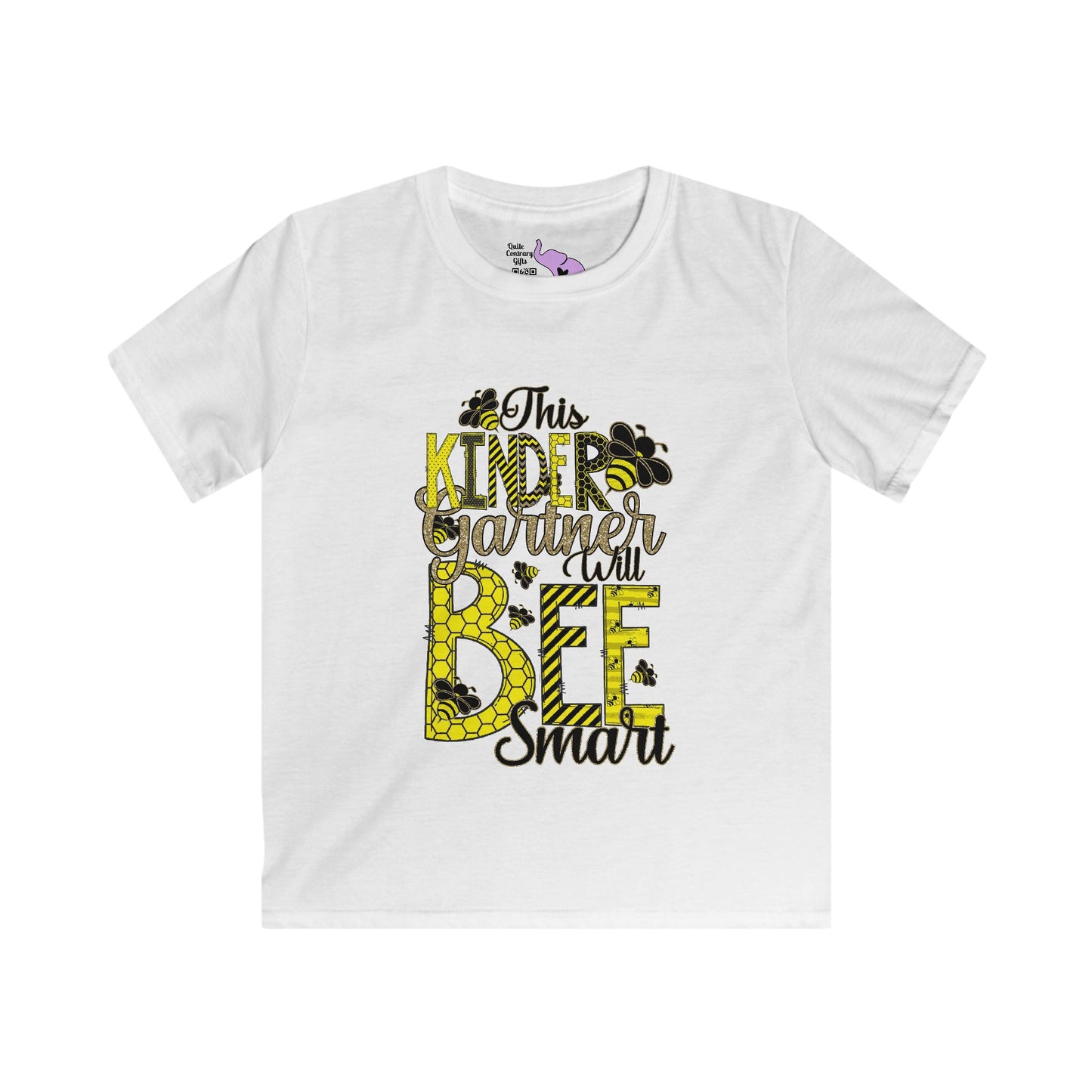 This Kindergartner Will Bee Smart Youth Softstyle Tee