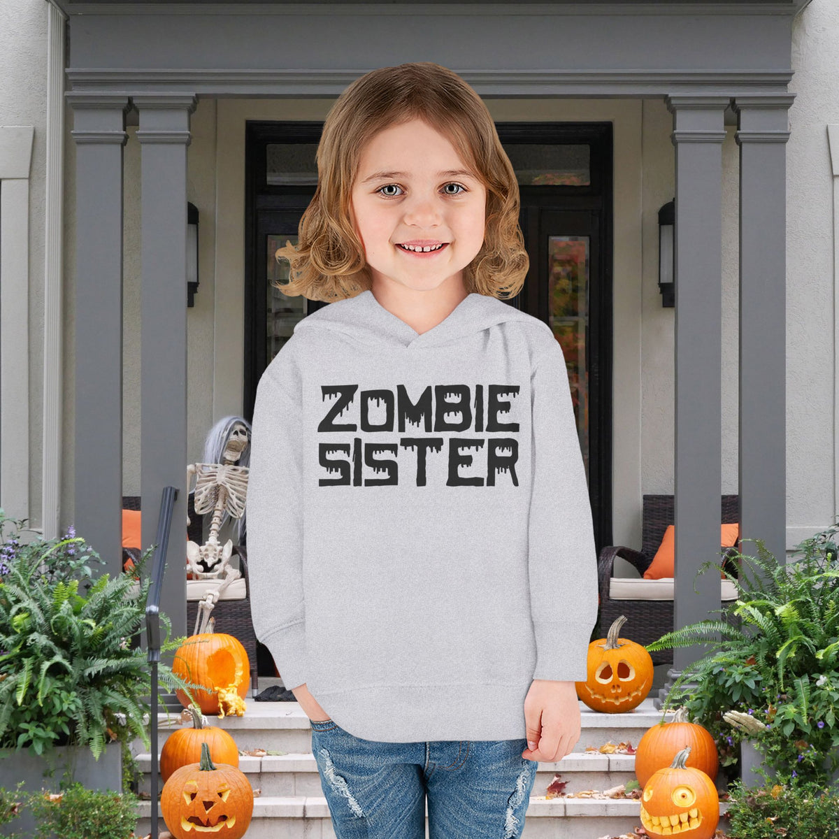 ""Zombie Sister Toddler Hoodie