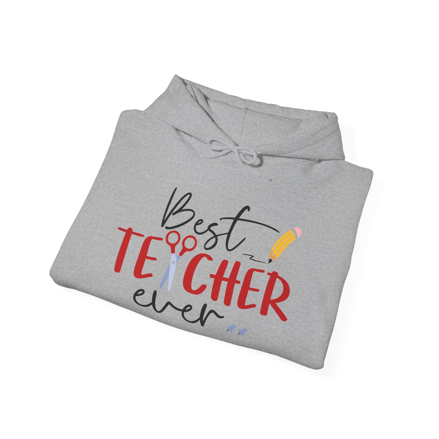 Best Teacher Ever Heavy Blend™ Hooded Sweatshirt