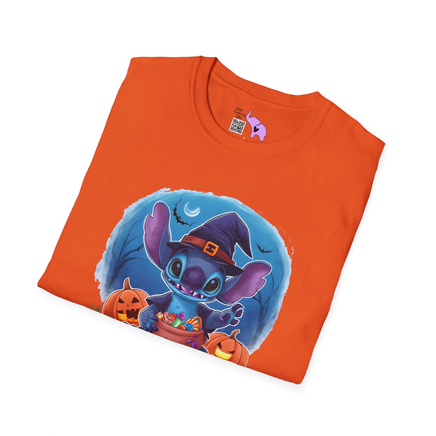 Halloween Stitch Adult T-shirt