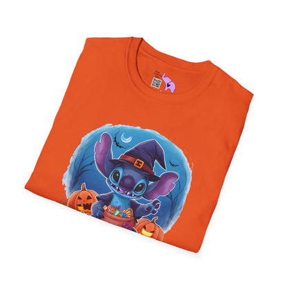 Halloween Stitch Adult T-shirt
