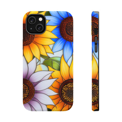 Colorful Sunflowers MagSafe® Compatible Tough Case for iPhone