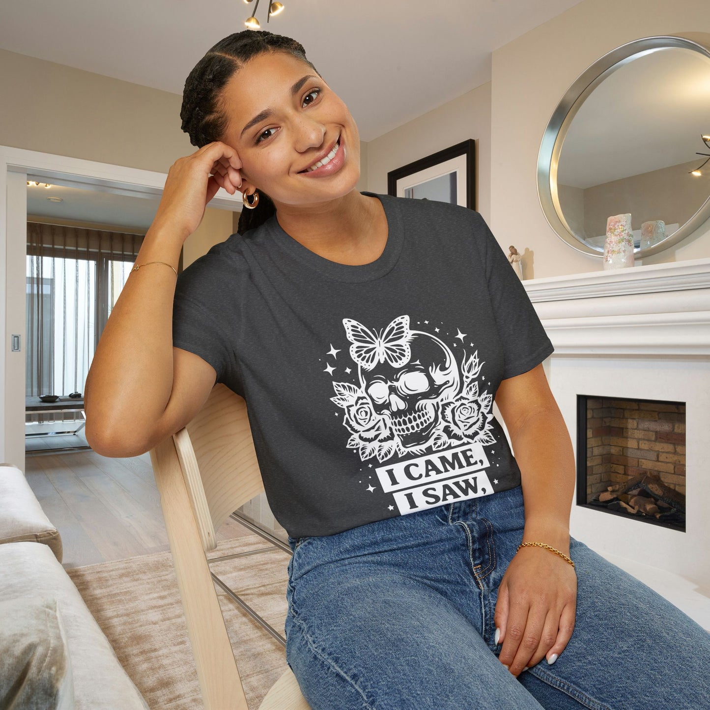 I Came, I Saw, I Left Adult T-shirt
