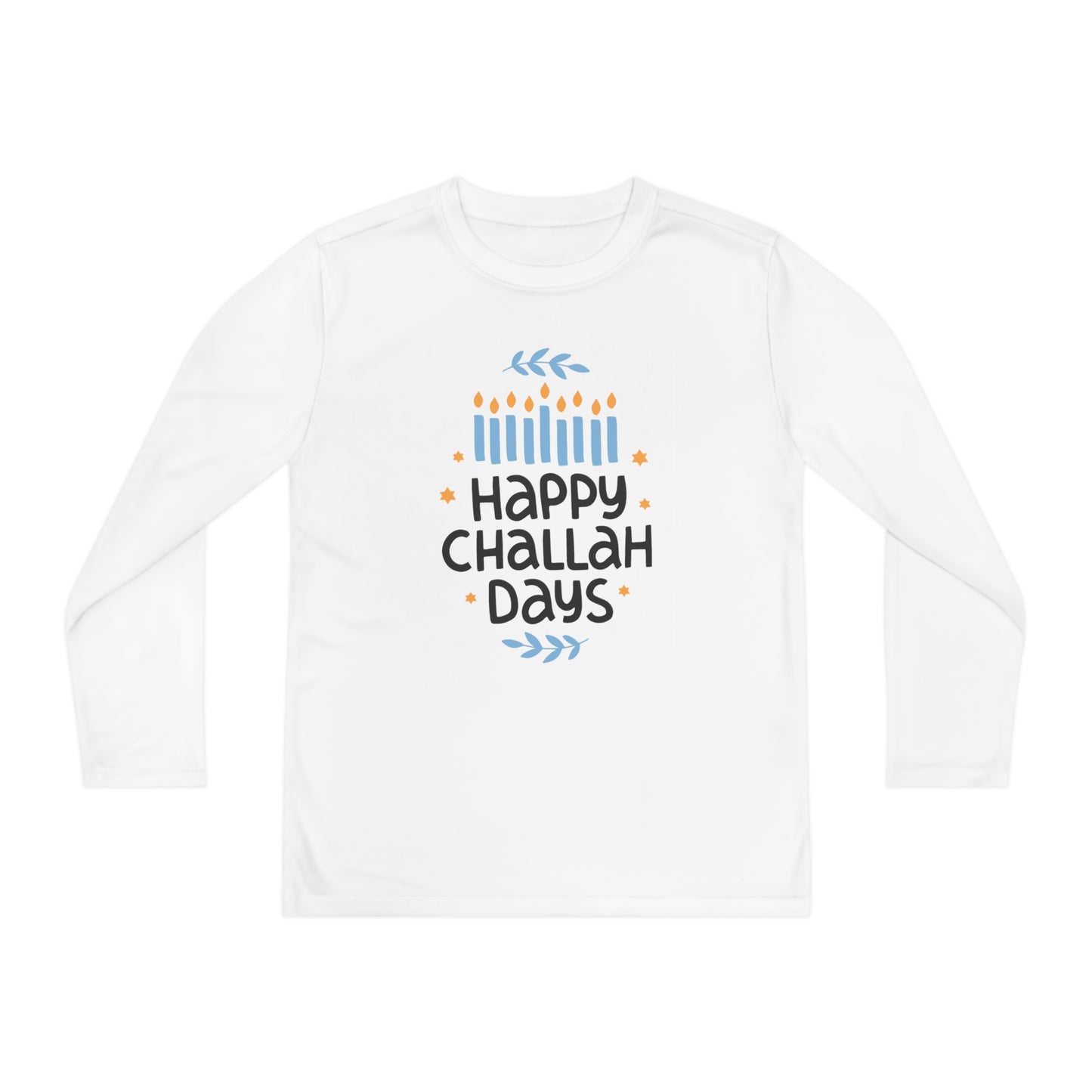 Happy Challah Days Youth Long Sleeve Tee