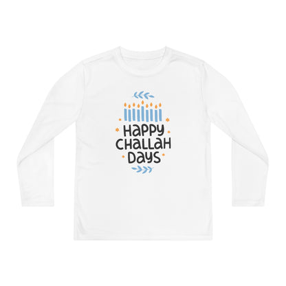 Happy Challah Days Youth Long Sleeve Tee