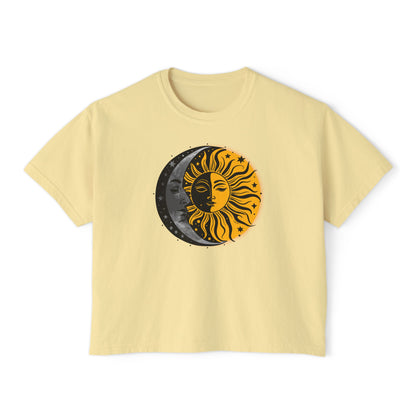 Sun Moon Stars Women's Boxy Tee