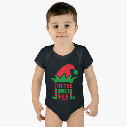 I'm The Sweet Elf Infant Baby Rib Bodysuit