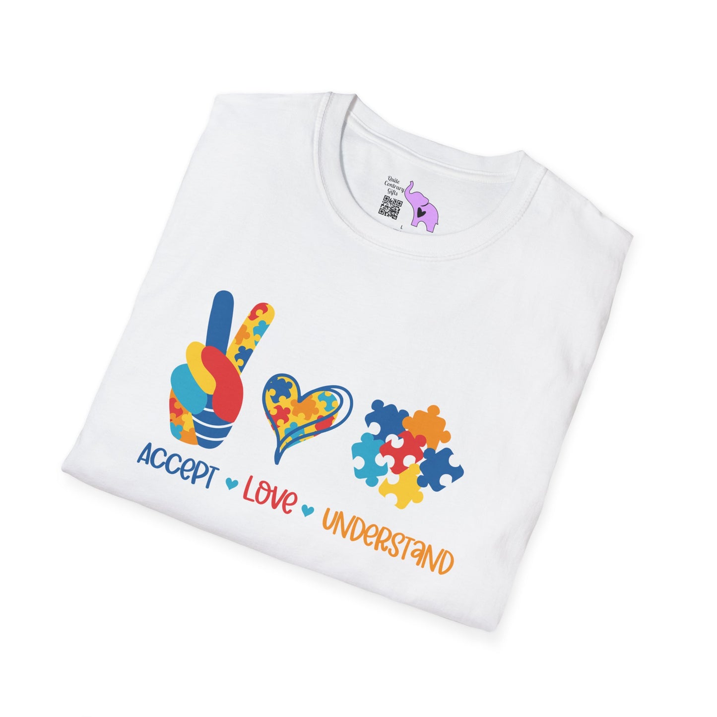 Autism Accept Love Understand Adult T-shirt