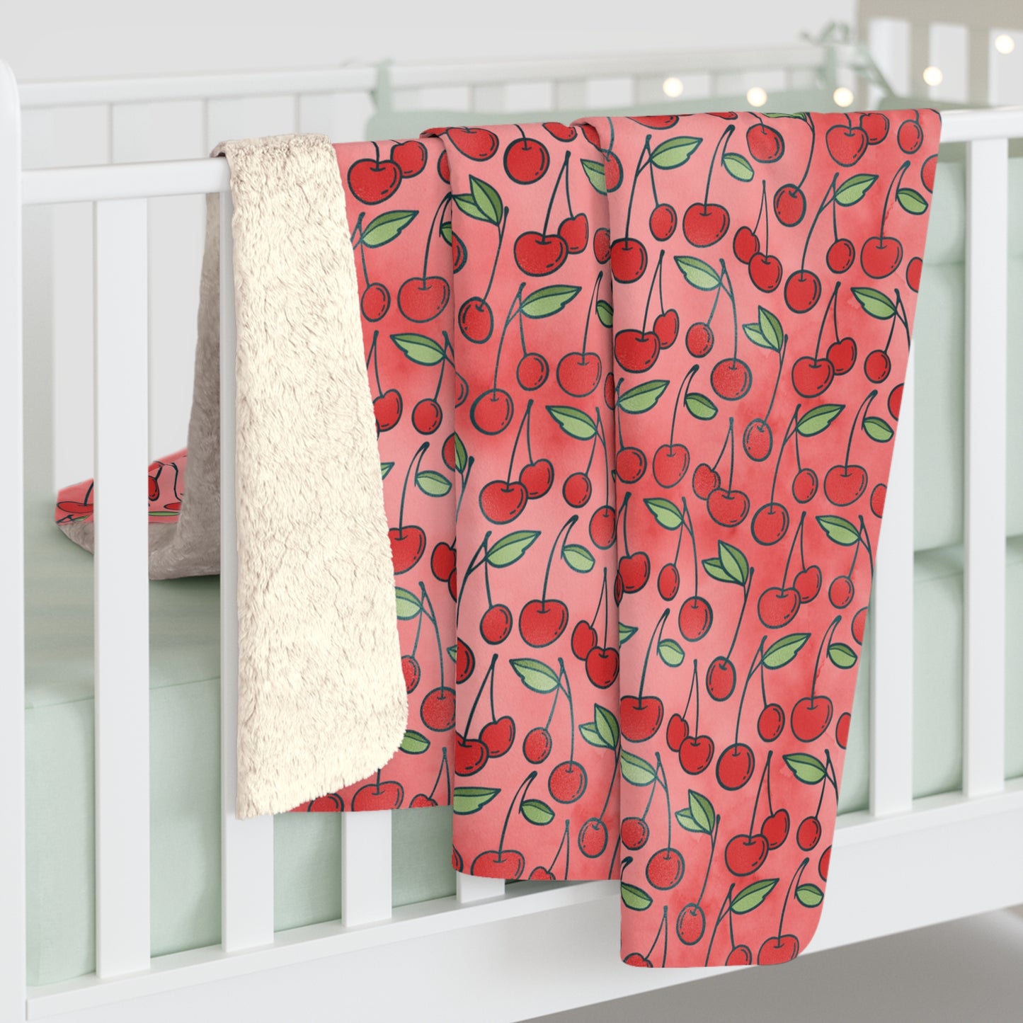 Cherry Bombshell Fleece Blanket