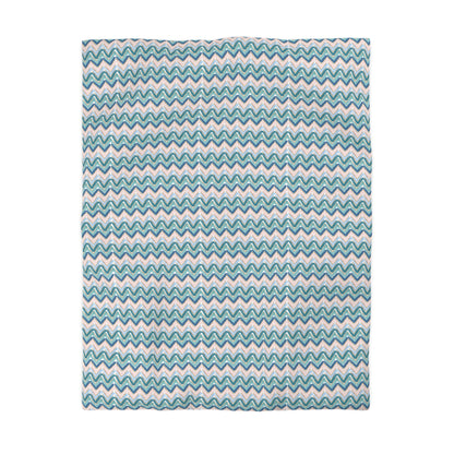 Serene Chevron Duvet Bedding Set