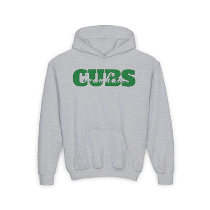 Brenham Cubs Double Text Youth Heavy Blend Hoodie