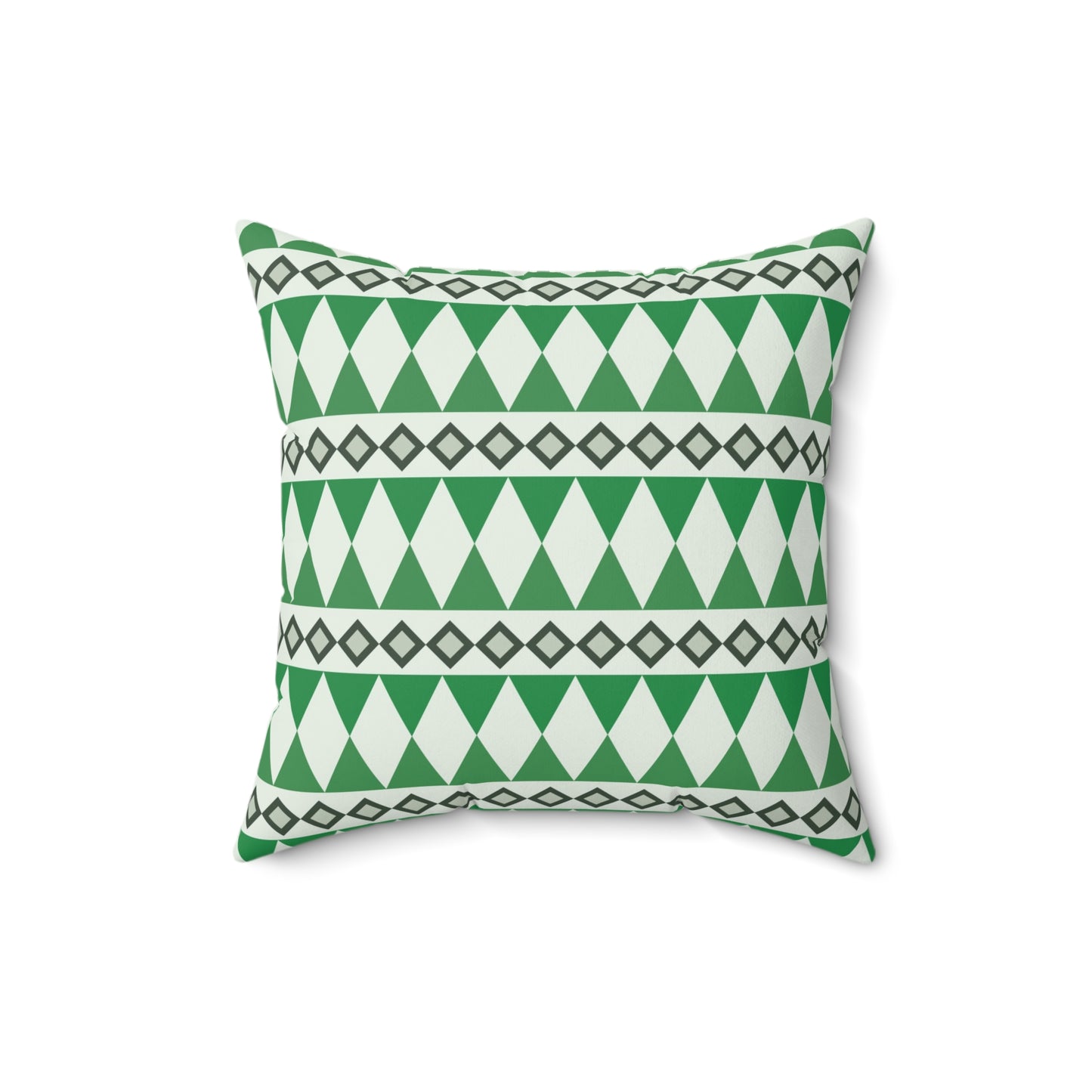 Moss Cairn Stripes Throw Pillow