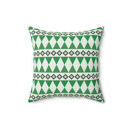 Moss Cairn Stripes Throw Pillow
