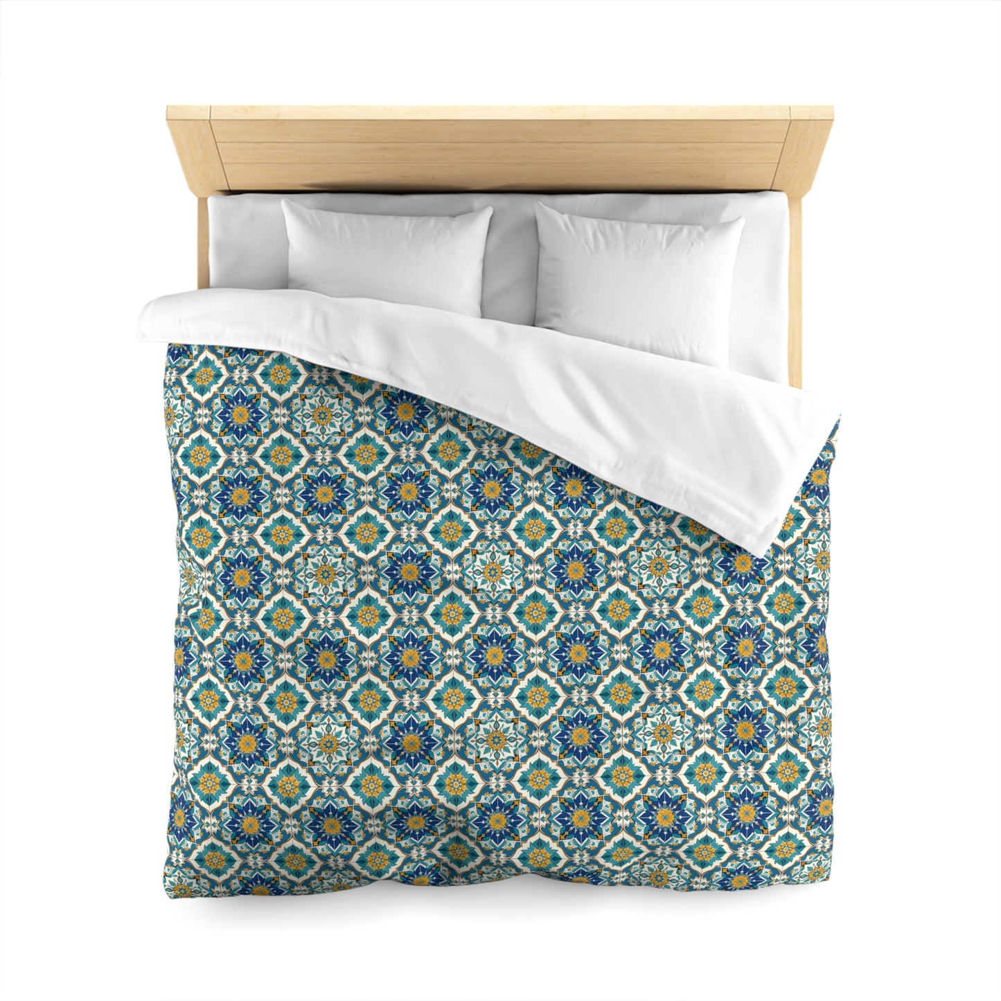 Mediterranean Lace Microfiber Duvet Cover