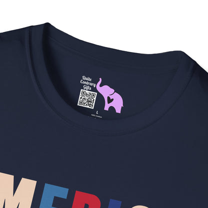 America Freedom Brave Independence Power Adult T-shirt