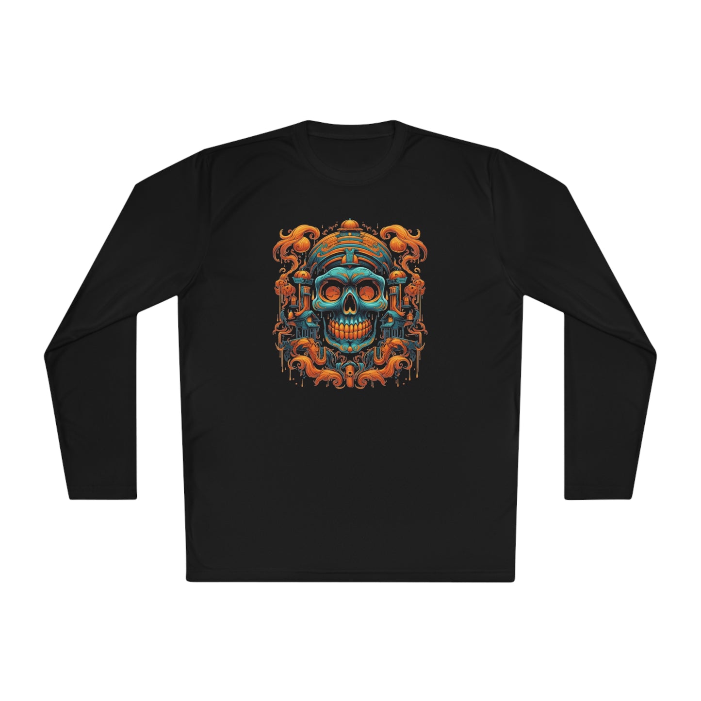 Ancient Ruler Skull Adult Long Sleeve Tee