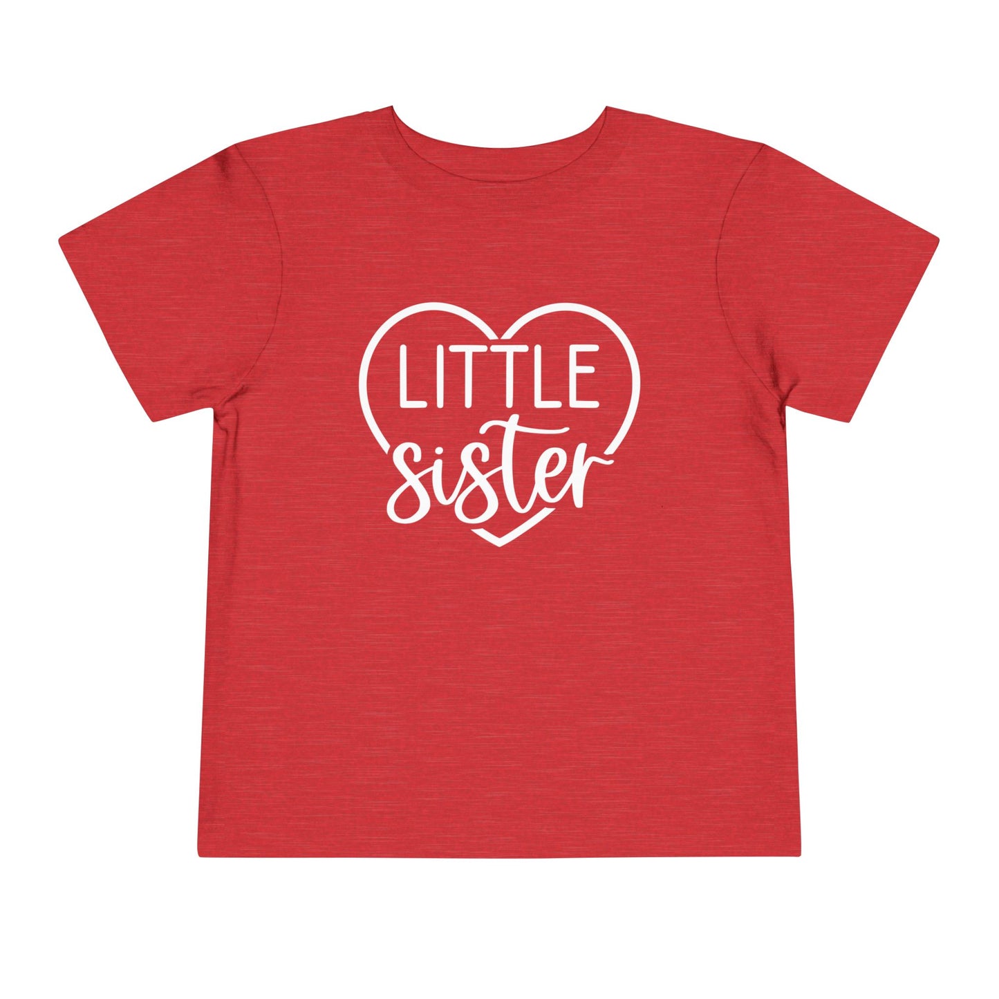 Little Sister (Heart) Toddler Tee