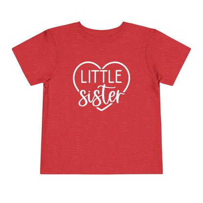 Little Sister (Heart) Toddler Tee