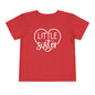 Little Sister (Heart) Toddler Tee