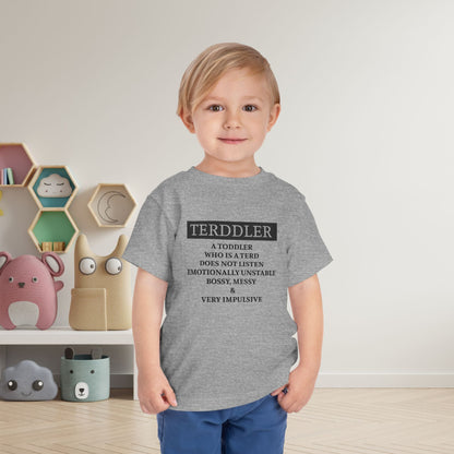 Terddler Definition Toddler Tee
