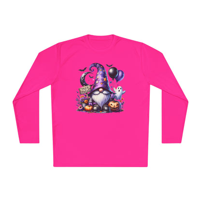 Trick or Treat Witchy Gnome Adult Long Sleeve Tee