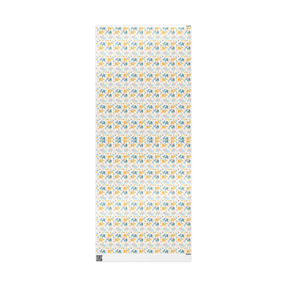 Elephants in Bloom Wrapping Paper