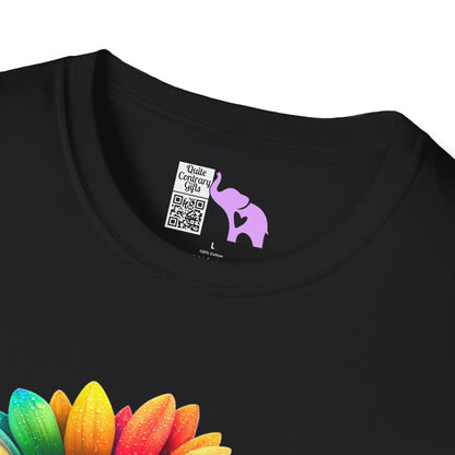 Colorburst Flowers Adult T-shirt