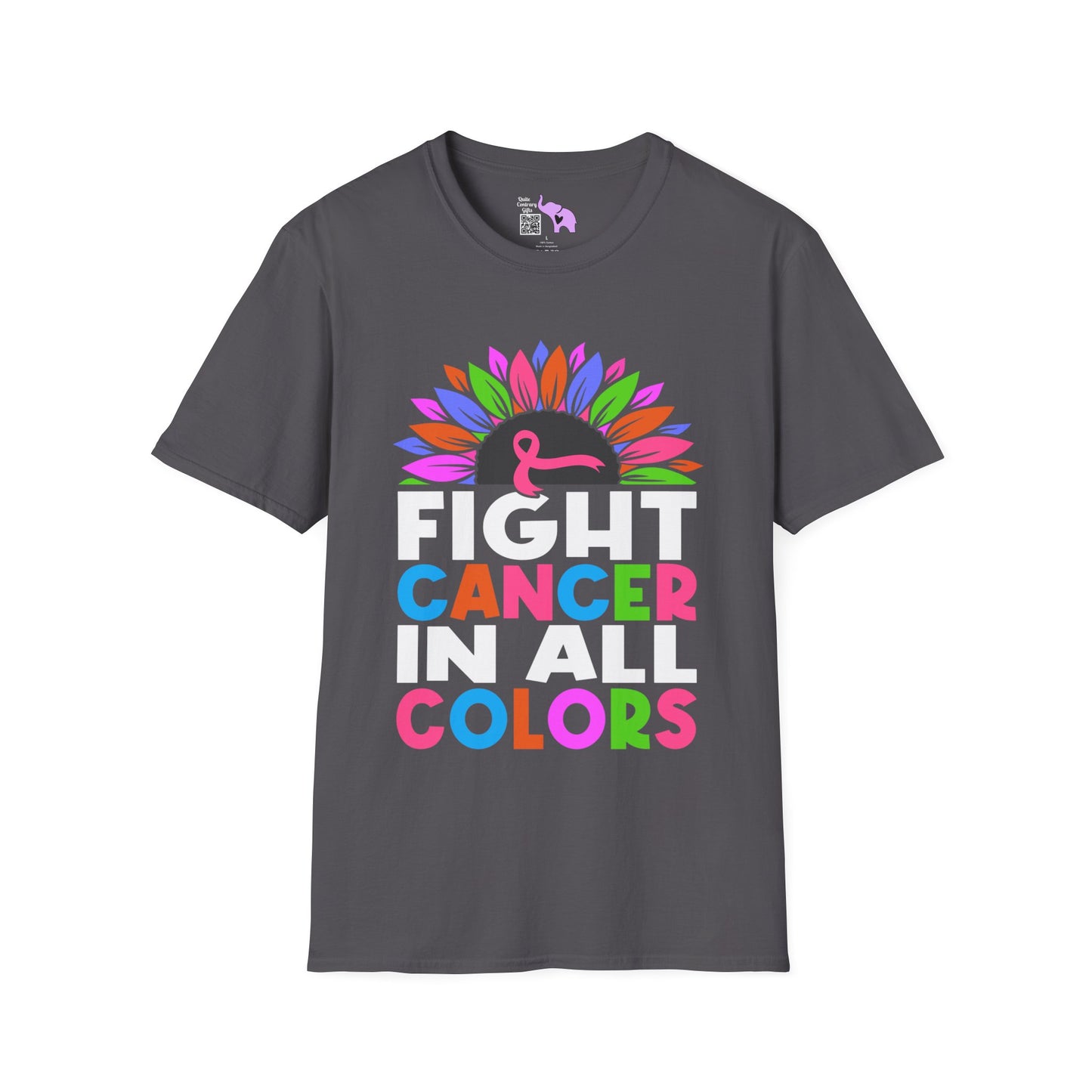 Fight Cancer in All Colors 26 Adult T-shirt