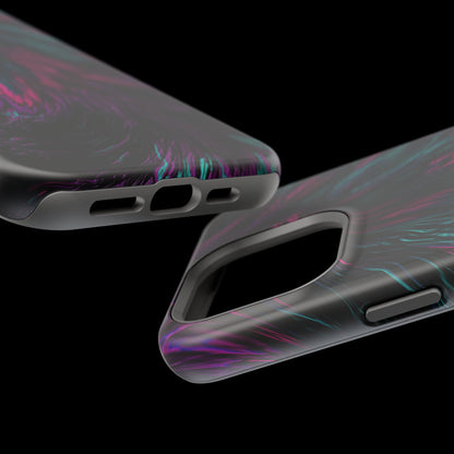 Pink Orchid Feathers MagSafe® Compatible Tough Case for iPhone