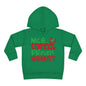 Nice Until Proven Naughty 2 Toddler Pullover Fleece Hoodie