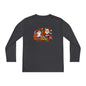 Happy Hallowthanksmas (Ghost/Turkey/Santa) Youth Long Sleeve Tee